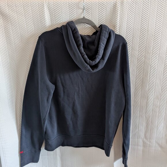 Abercrombie & Fitch Men's Muscle fit Hoodie Navy & Red Size M 1892 logo Y2K - Picture 11 of 13